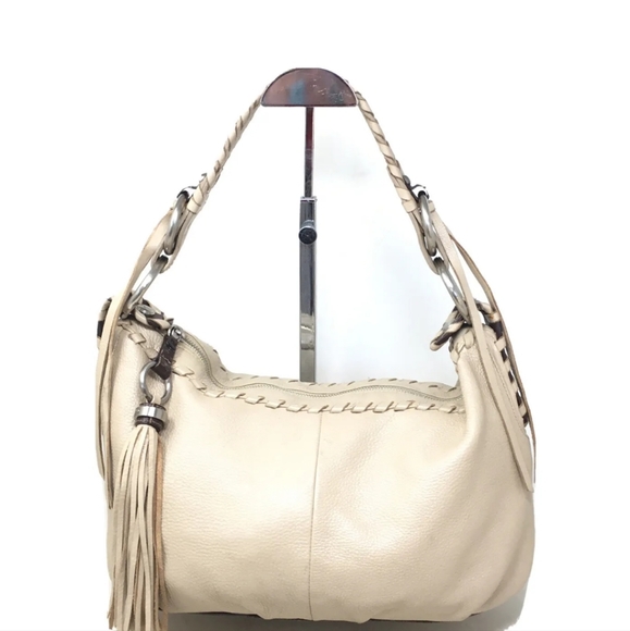 B. Makowsky Tassel Handbag Shoulder Hobo - Picture 2 of 8